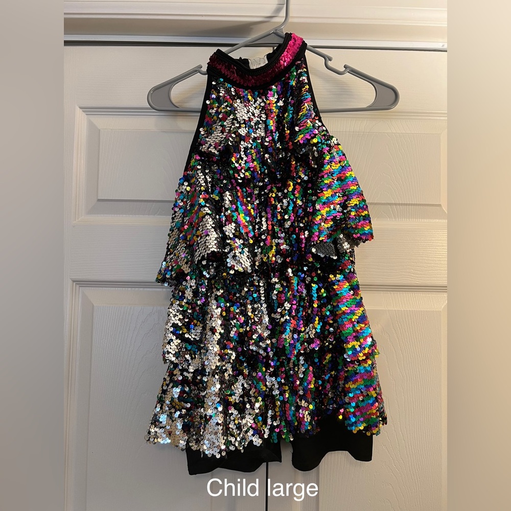 Jazz costume with sequins